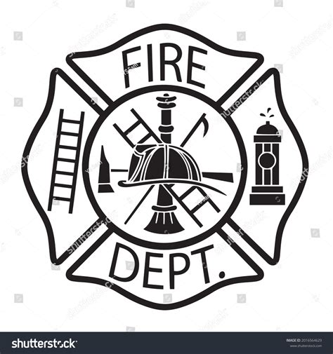 Fire Dept Logo Inspirational Positive Quotes Stock Vector (Royalty Free) 2016564629 | Shutterstock