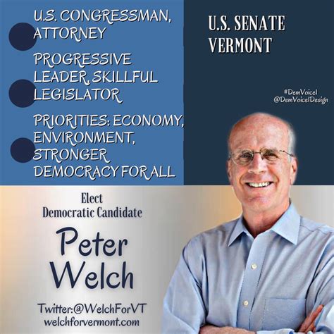 Alicia M. Proffitt on Twitter: "VERMONT!! VOTE PETER WELCH for State ...