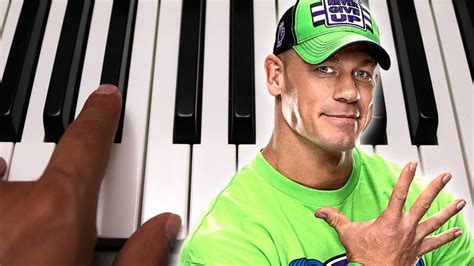 John Cena / Theme / Piano Tutorial / Notas Musicales - YouTube