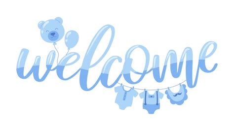Free Welcome Baby Boy Clipart