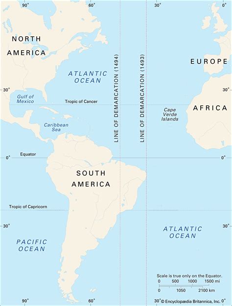 Treaty of Tordesillas | Summary, Definition, Map, & Facts | Britannica