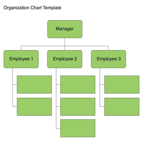 Basic Organizational Chart Template