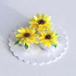 Sunflower Cupcakes | Stewart Dollhouse Creations