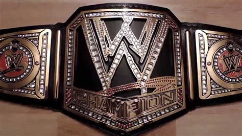 WWE CHAMPIONSHIP V1 Replica Belt Review 2013 Titel Gürtel - YouTube