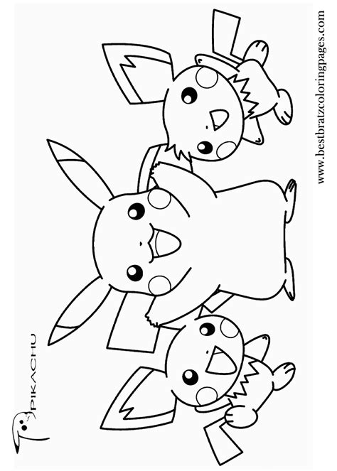 Pikachu Coloring Pages