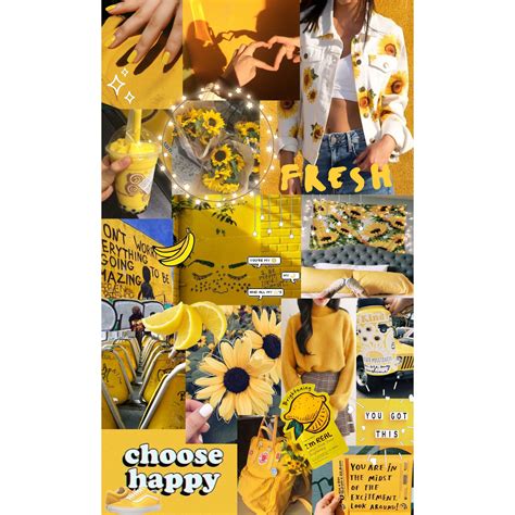 20+ Collage Aesthetic Wallpaper Iphone Yellow Background ~ Best Wallpaper