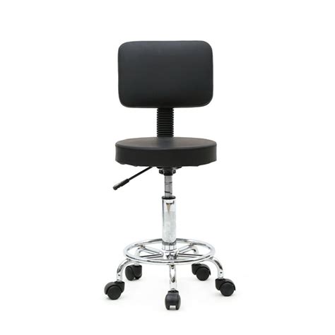 Office Stool With Wheels Ktaxon Adjustable Hydraulic Swivel Stool Rolling Spa Stripe Bar Stool ...