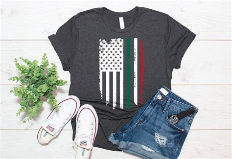 American Mexican Flag Shirt / Mexico & USA Shirt / T Shirt | Etsy