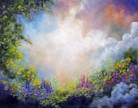 Heaven's Garden Painting by Marina Petro - Pixels