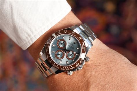 Rolex Daytona in Platinum Ice Blue Dial Reference 116506 — Wind Vintage