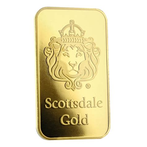 1 Ounce Gold Bars for Sale | .999 Fine Gold | Scottsdale Mint