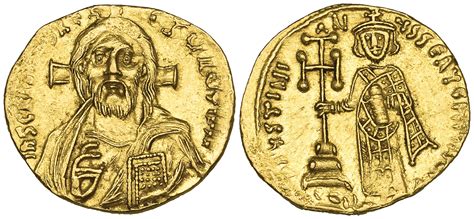 NumisBids: Morton & Eden Ltd Auction 115, Lot 332 : Justinian II, First Reign (685-695), solidus ...