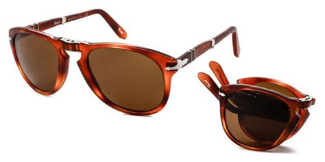 Persol PO0714 Folding 96/33 Sunglasses in Brown | SmartBuyGlasses USA