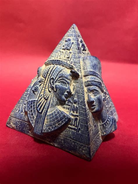 Ancient Egyptian Pyramid Statue Antiquities Rare Pharaonic Hieroglyphs Stone BC for Sale ...