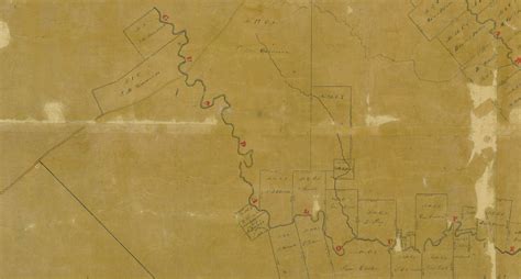 Connected Map of DeWitt’s Colony compiled from the surveys of Byrd Lockhart