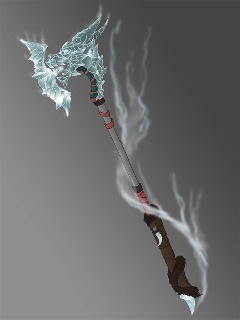 "Ice Dragon Axe" by Juan Cruz Pineda (cdna.artstation.com) submitted by Pyro_Azer to /r ...