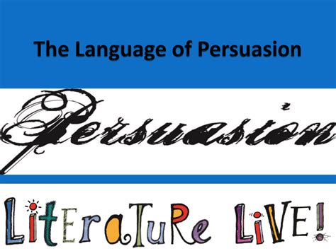 Language of Persuasion