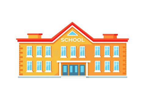 Middle School Building Clipart