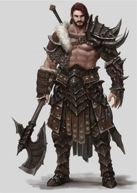 Barbarian | Concept art characters, Barbarian, Warrior