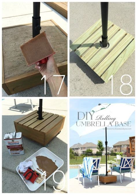 DIY Rolling Umbrella Base | Confessions of a Serial Do-it-Yourselfer ...