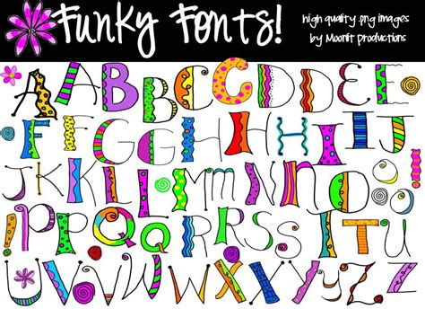 Funky Font - Instant Download via Etsy. (With images) | Funky fonts, Font digital, Lettering ...