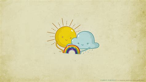 Online crop | sun and rain cloud with rainbow wallpaper HD wallpaper | Wallpaper Flare