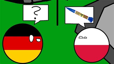 Countryballs Poland And Germany | MemeFree