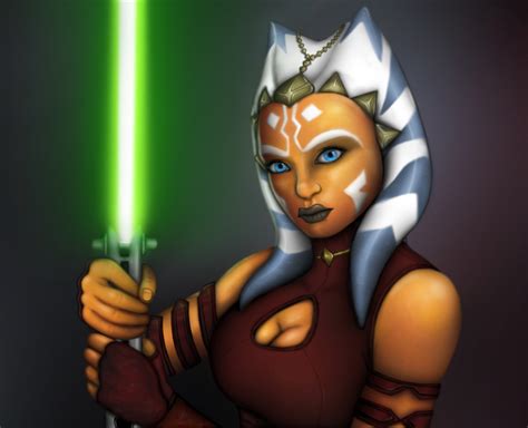 Clone Wars Portraits : Ahsoka Tano by PACMANFIRE on DeviantArt