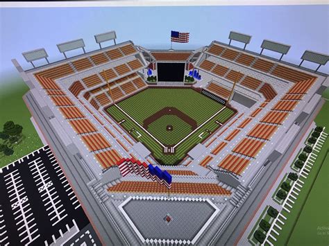 Awesome Minecraft Baseball Stadium Minecraft Map