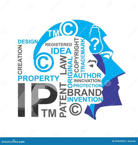 Intellectual property stock illustration. Illustration of exclusive ...