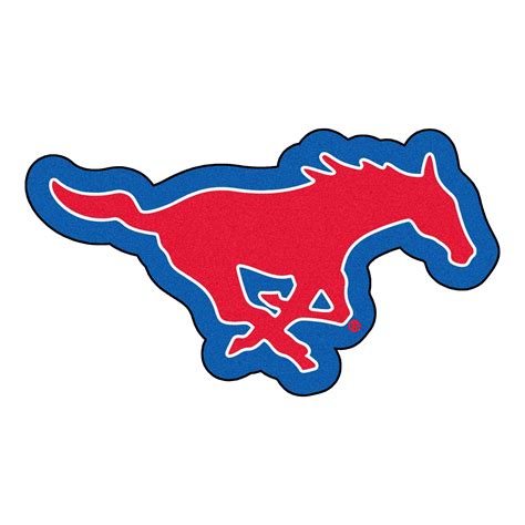 NCAA Southern Methodist University Mustangs Mascot Novelty Logo Shaped ...