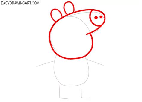 How to Draw Peppa Pig - Easy Drawing Art