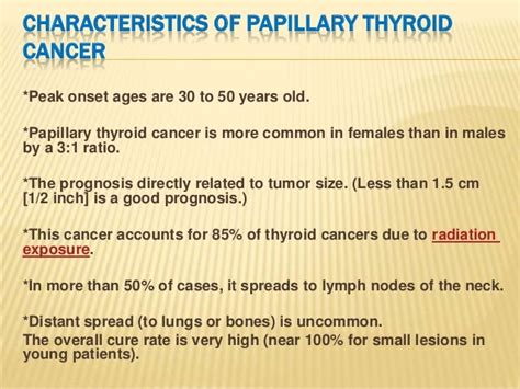 Thyroid cancer / papillary carcinoma