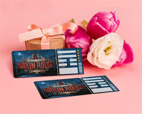 Printable Moulin Rouge Broadway Surprise Ticket Musical - Etsy