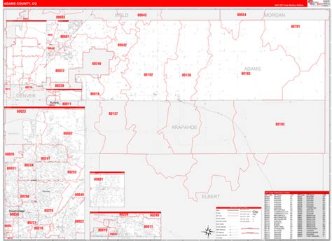 Maps of Adams County Colorado - marketmaps.com