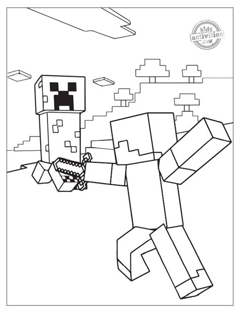 Minecraft Free Coloring Pages To Print