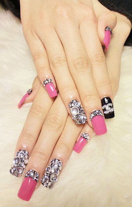 Love, Pink & Chanel Cute Nail Art Designs, Beautiful Nail Designs, Beautiful Nail Art, Chanel ...