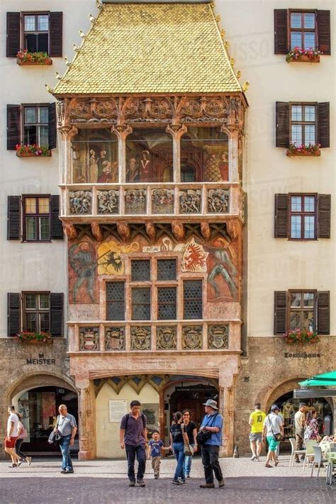 The Golden Roof, Innsbruck, Tyrol, Austria, Europe - Stock Photo - Dissolve