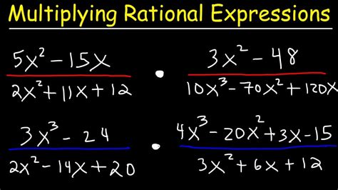 Multiplying Algebraic Expressions Examples