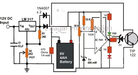 Scematic Machine Inside: High Quality 6v Charger Circuit