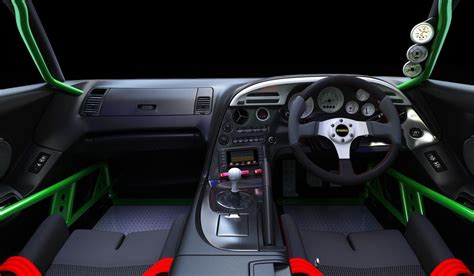 Toyota Supra RZ interior 3D Model $125 - .max .obj .fbx - Free3D