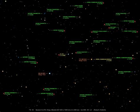 3c 273, The Brightest Quasar, and SDSS J1228, The Hidden Quasar - Beginning Deep Sky Imaging ...