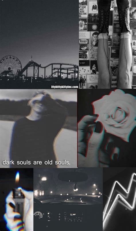 a collage of photos with text that reads dark soul are old dolls