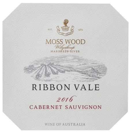 Moss Wood Ribbon Vale 2016 Cabernet Sauvignon - Moss Wood