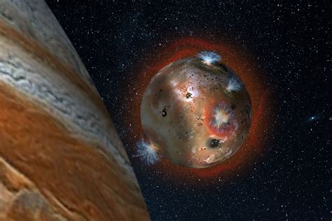 Astronomers Reveal Fluctuating Atmosphere of Jupiter’s Volcanic Moon Io