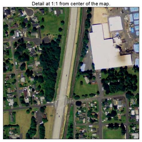 Aerial Photography Map of Columbia City, OR Oregon