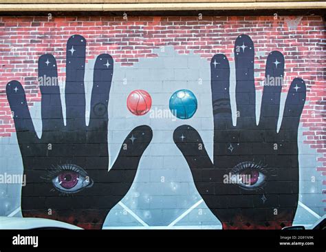 Murals and street art from the Arts District in Los Angeles California Stock Photo - Alamy