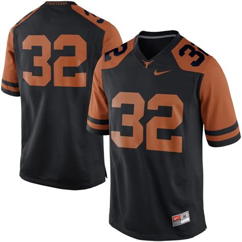 Nike Texas Longhorns #32 Game Football Jersey - Black | University of ...