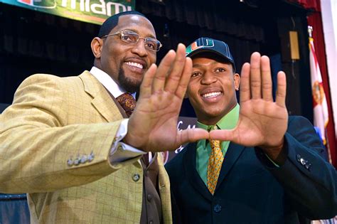 Ray Lewis and Son Flash the 'U' After Ray Lewis III Officially Commits ...