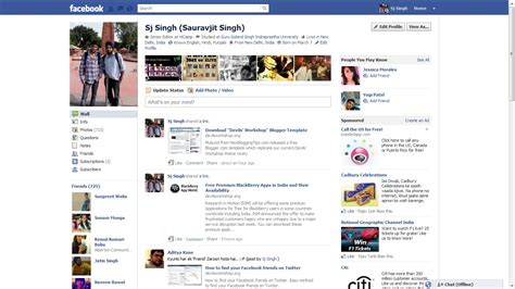 Facebook Design 2004-2011 [Screenshots]